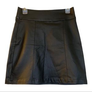 Maurices Bengaline Faux Leather Skirt